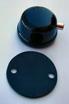 Black Powder Coated Round Dome Bass Lug with Gasket